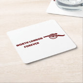 ノースロンドンフォーエバー スクエアペーパーコースター (アングル)