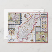 ノースントンシャー、Jodocus Hondiusによる彫刻 ポストカード (正面/裏面)