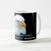 ノース氏:Yes、私はワシの民の一人だ! コーヒーマグカップ (正面右)