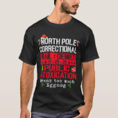 ノース・エル矯正施設 公共の場での酩酊 イーグルノッグC Tシャツ (正面)