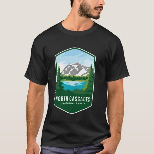 ノース・カスケード国立公園 Tシャツ (正面)