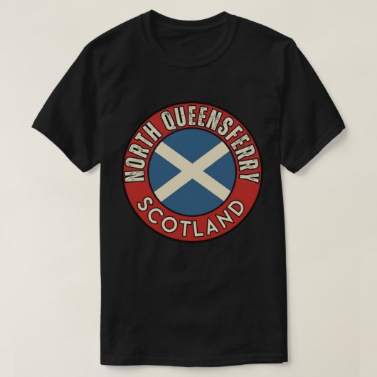 ノース・クイーンズフェリー、スコットランド Tシャツ (デザイン正面)