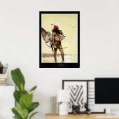 ノース・コンコード・ワイエス 歴史的絵画 ネイティブアメリカン 狩猟 ポスター (ホームオフィス)