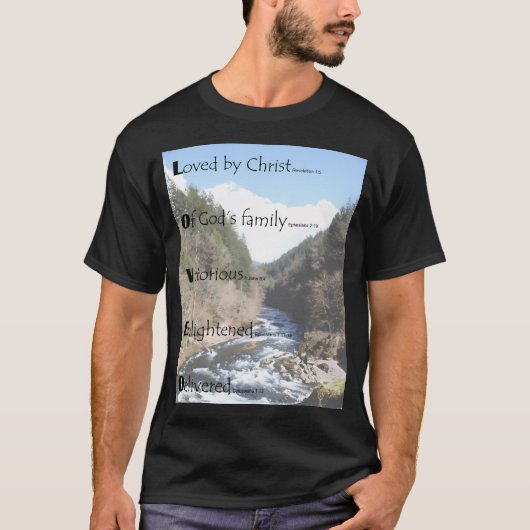 ノース・サンティアム川を愛するクラシックデザイン Tシャツ (正面)