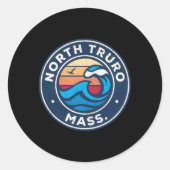 ノース・トロロマサチューセッツ州マ航海のウェーブズ ラウンドシール (正面)