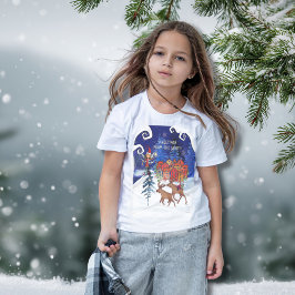 ノース・ムース・ビレッジのキッズTシャツからの挨拶 Tシャツ