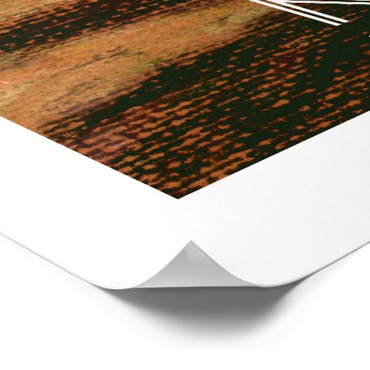 ノース・ヨークシャー・ムーアプリント/ポスター… ポスター (角)