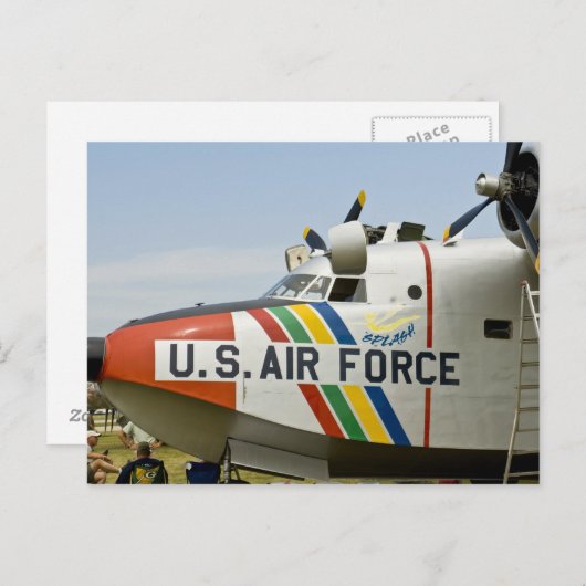 ノーズセクションエアフォースグランマンHU-16B ポストカード (正面/裏面)