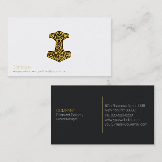 ノーズハンマーの名刺 名刺 (正面/裏面)