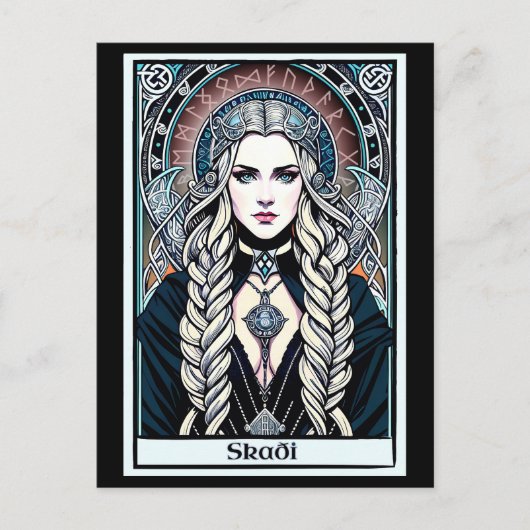 ノーズバイキング女神スカディポストカード ポストカード (正面)