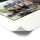 ノーズボローMAパノラママップ – 1887 ポスター (角)