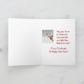 ノーズユーモアのトナカイ、雪片先生 シーズンカード (内部)