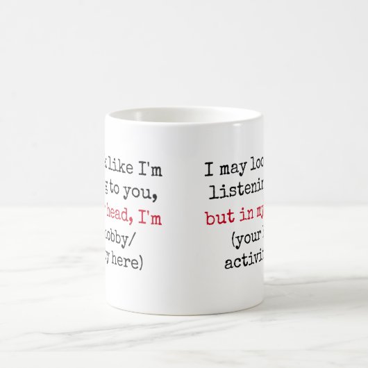 ノーズ聞カスタム引用文おもしろいズ コーヒーマグカップ (中央)