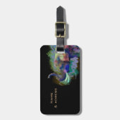 ノーズ・ゾウカラフルの運 ラゲッジタグ (正面縦)