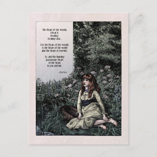 ノーズ「ハート・オブ・ザ・ウッズ」はがききビクトリアン葉書 ポストカード (正面)