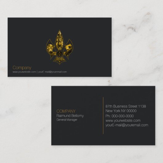 ノーセスピア名刺 名刺 (正面/裏面)