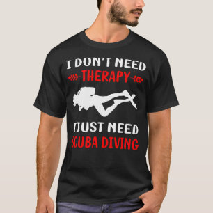 ノーセラピースキューバダイビングダイバー Tシャツ