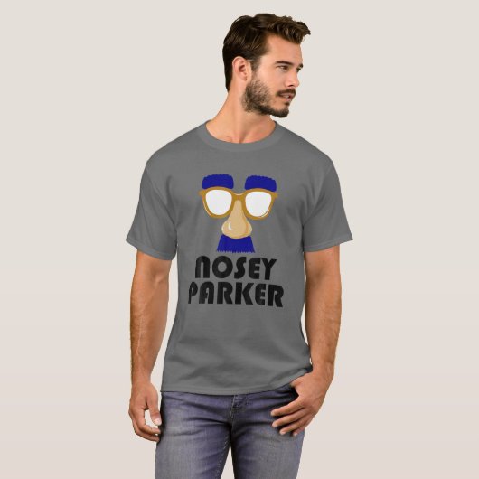 ノーゼイパーカおもしろいービッグノーズバットパパジョークファーズD Tシャツ (正面フル)