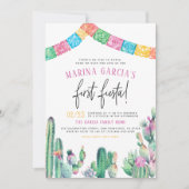 ノータイムシースタファーストフィエスタカワイガール誕生日 招待状 (正面)