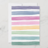 ノータイムシースタファーストフィエスタカワイガール誕生日 招待状 (裏面)