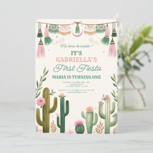 ノータイムシースタファーストフィエスタガール誕生日1st 招待状 (スタンド正面)