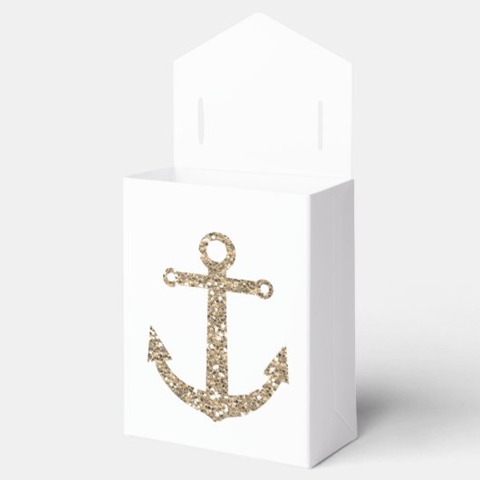 ノータルいかり金ゴールドグリア結婚式の引き出物箱 フェイバーボックス (オープン)