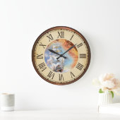 ノーチック ラージ壁時計 (ホーム)