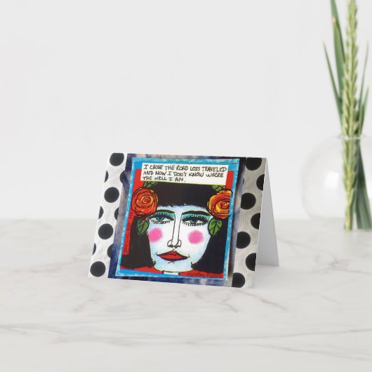 ノーチャードロードは少ない旅。 カード (正面)