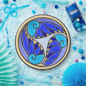 ノーチラスとパ離れーム- 3ブルース、イエロー、ブラック ペーパープレート (パーティー)