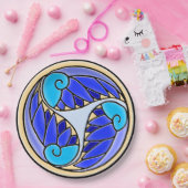 ノーチラスとパ離れーム- 3ブルース、イエロー、ブラック ペーパープレート (パーティー)