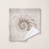 ノーチラスシェルスケッチ バスタオルセット (ウォッシュタオル)