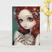 「ノーチラスプリンセス」グリーティングカード カード (黄色い花)