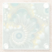 ノーチラス抽象芸術 ガラスコースター (裏面)