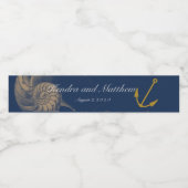 ノーチラス ネイビー ペットボトルラベル (シングルラベル)