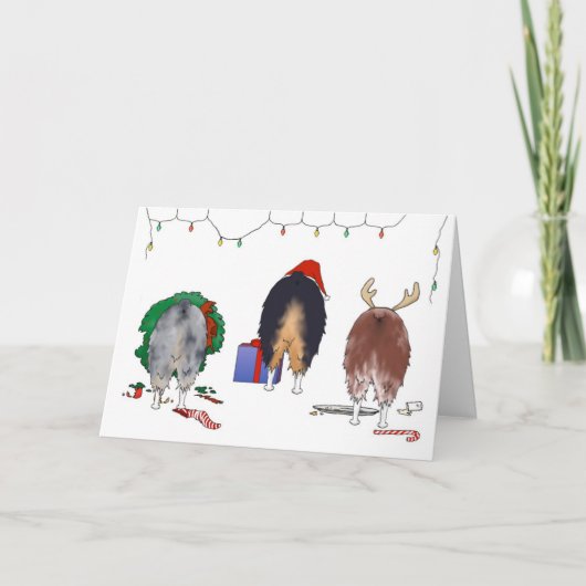 ノーチンお尻オージー・クリスマス シーズンカード (正面)