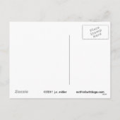 ノーチンお尻ベルギーのクリスマス シーズンポストカード (裏面)