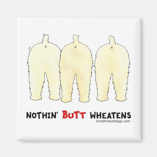 ノーチンお尻ホエテンス マグネット (正面)