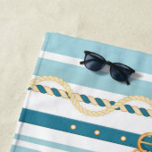ノーティカいかり&ストライプビーチタオル ビーチタオル (インサイチュ)