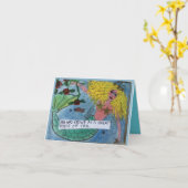 ノーテカード – 彼女は尾の素晴らし部分として知られていた。 カード (黄色い花)