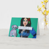 ノーテカード。私は～し始め考えた カード (黄色い花)