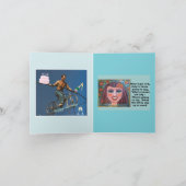 ノーテカード – 誕生日よ。ボールを持って。 カード (内部)