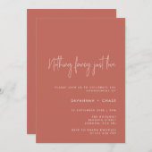 ノーテラファンシーコッタ婚約パーティ 招待状 (正面/裏面)