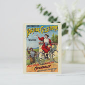 ノーディスクサイクルファブリクオランダヴィンテージポスター1899 ポストカード (スタンド正面)