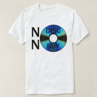 ノーディスクノーバイ (黒文字) Tシャツ