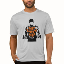 ノーデイズオフ トレーニングTシャツ フィットネス トップス