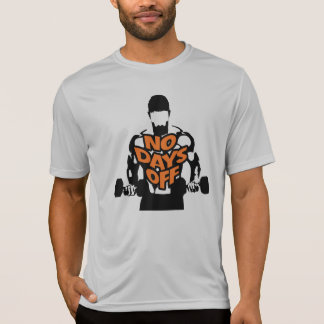 ノーデイズオフ トレーニングTシャツ フィットネス トップス