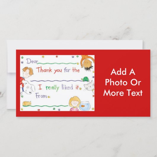 ノートありがとう サンキューカード (正面)