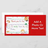 ノートありがとう サンキューカード (正面/裏面)