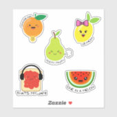 ノートおもしろいパソコン用フルーツパンプシール シール (シート)