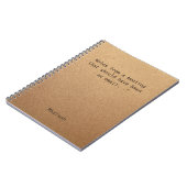 ノートおもしろいパーソナライズされたOffice会議 ノートブック (左側)